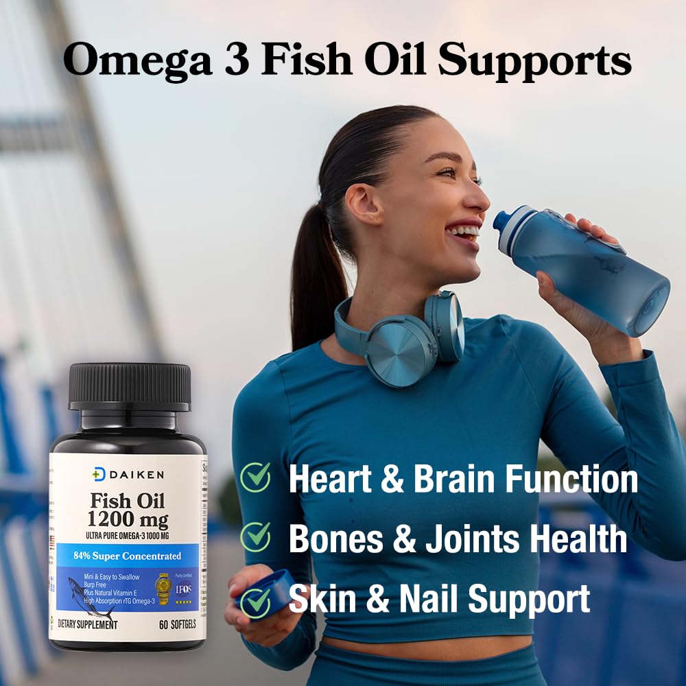 DAIKEN Fish Oil Supplement 1200mg ingredients list