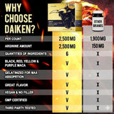 DAIKEN L-Arginine Supplement with smoothie ingredients