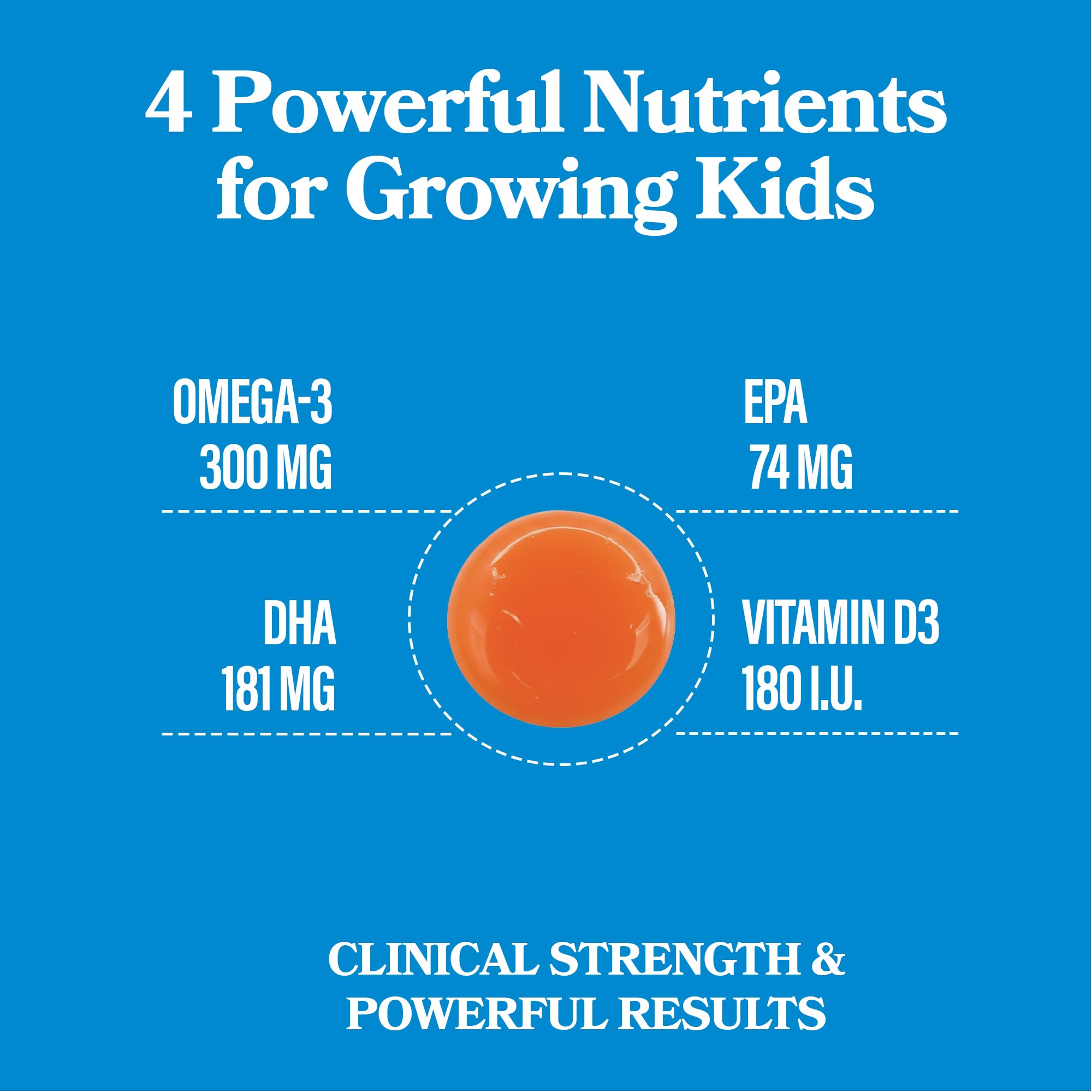 DAIKEN Omega-3 Fish Oil Gummies tropical fruit flavour