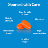 DAIKEN Omega-3 Gummies for Kids individual gummy close-up