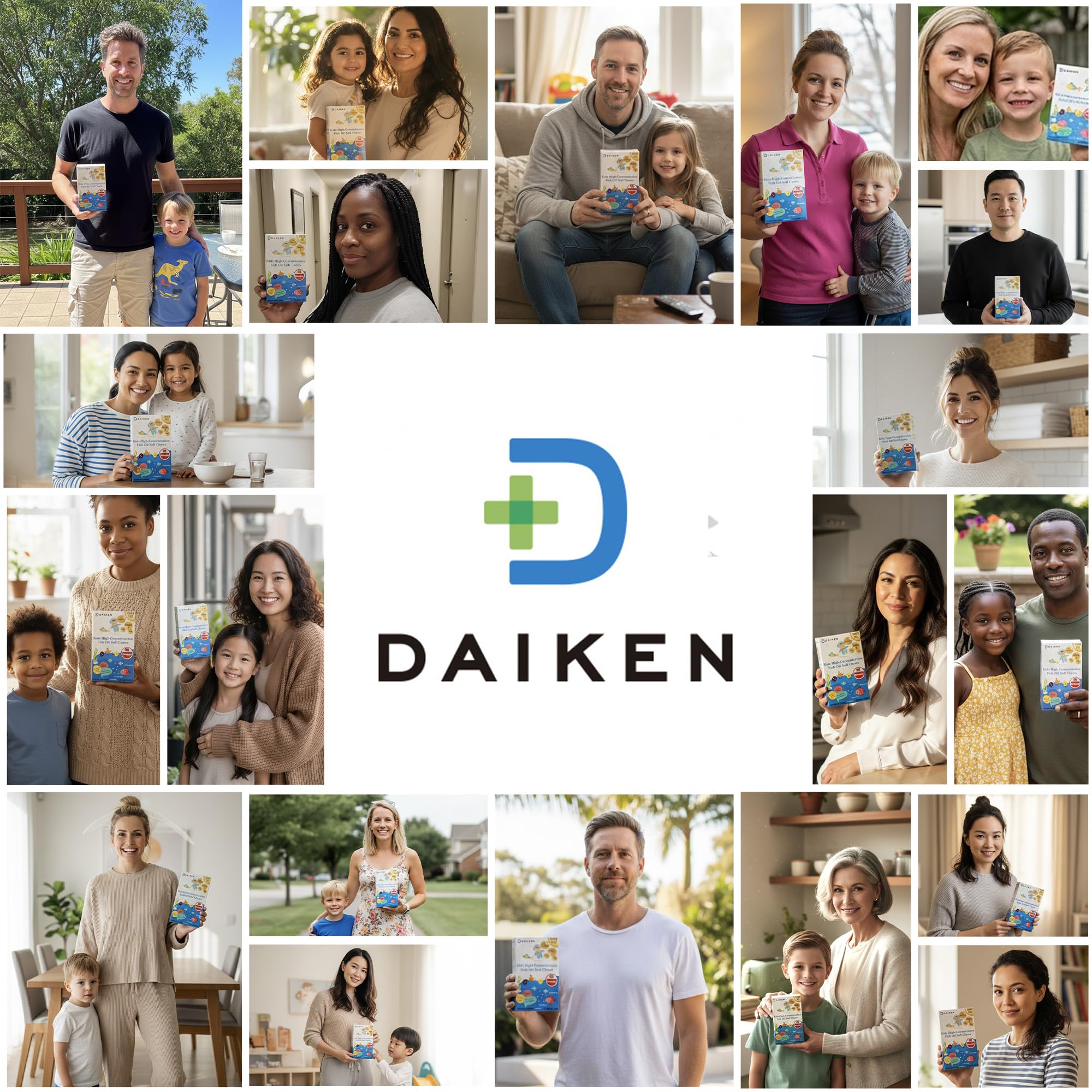 DAIKEN Omega-3 Gummies for Kids tropical fruit flavour