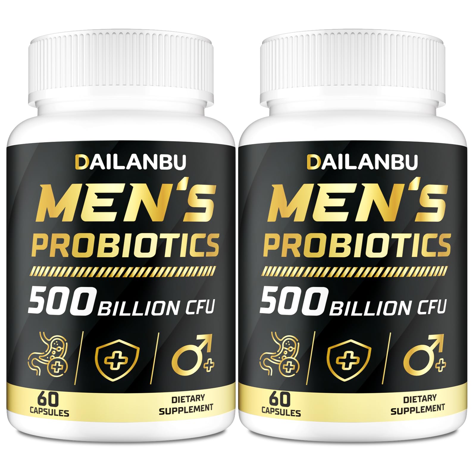 Dailanbu Men's Probiotic Supplement bottle front view