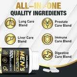 Dailanbu Men's Probiotic Supplement bottle side view