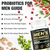 Dailanbu Men's Probiotic Supplement bottle with background
