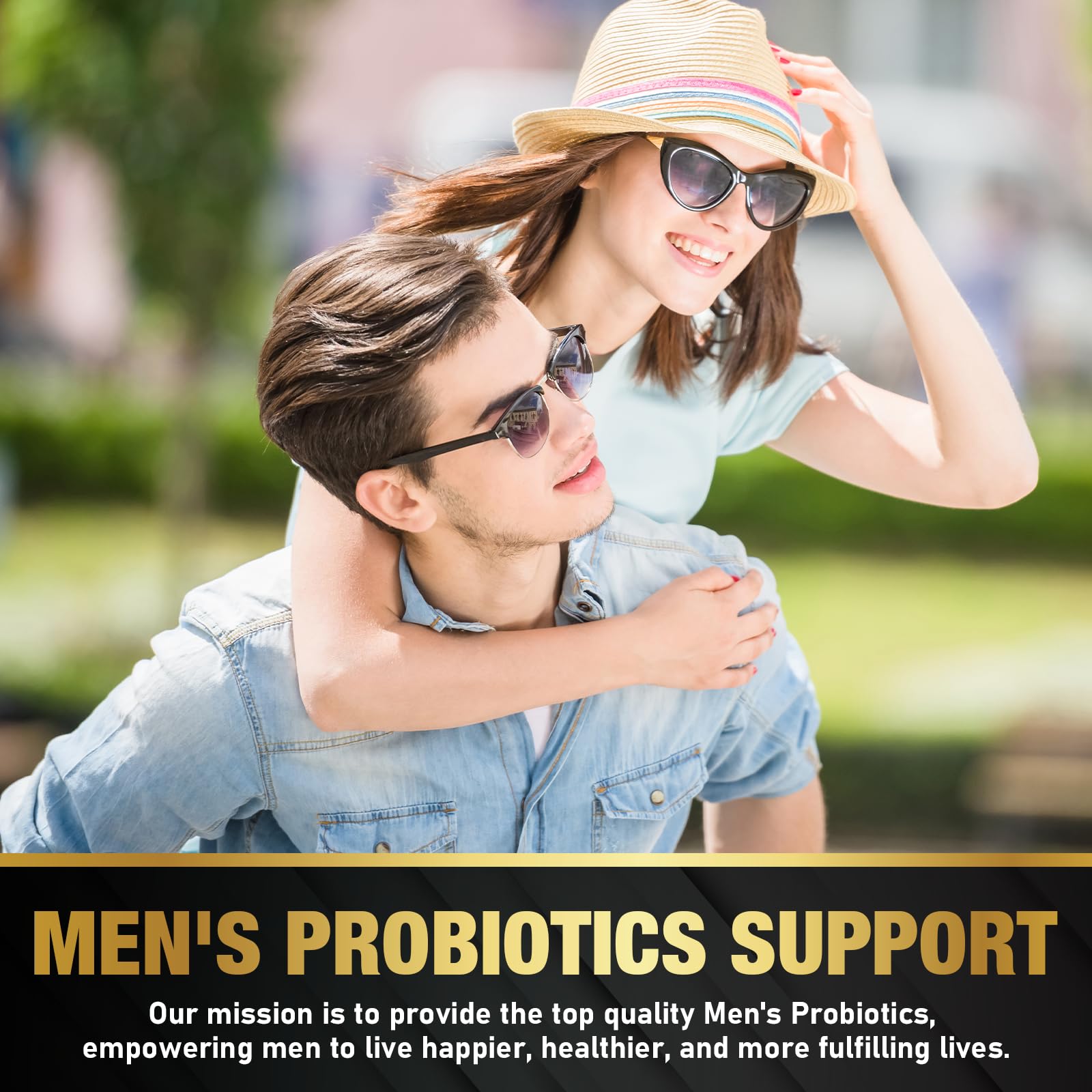 Dailanbu Men's Probiotics 500 Billion CFUs back view