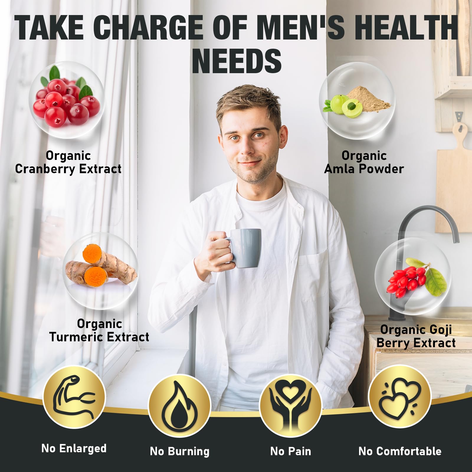 Dailanbu Men's Probiotics 500 Billion CFUs bottle with label