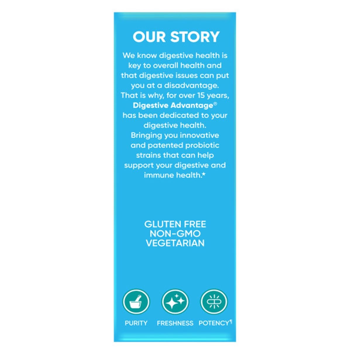 daily Advantage Daily Probiotics + Intensive Bowel Support packaging