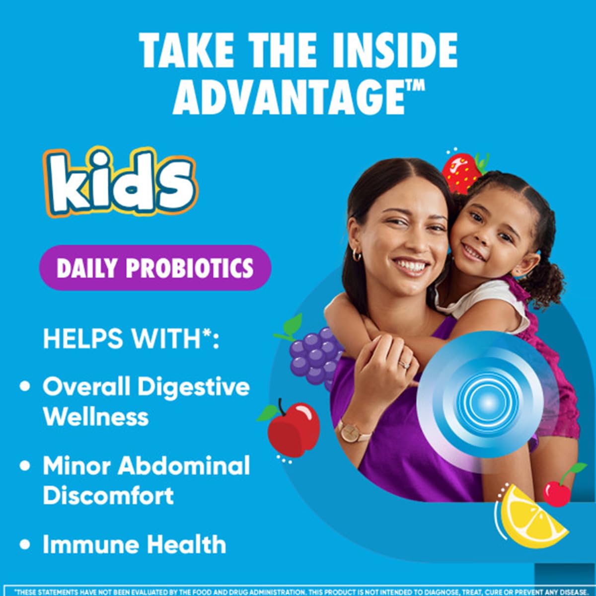 daily Advantage Kids Probiotic Gummies 60ct side view