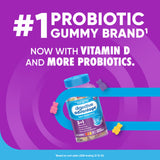 daily Advantage Probiotic Gummies back view with ingredients list