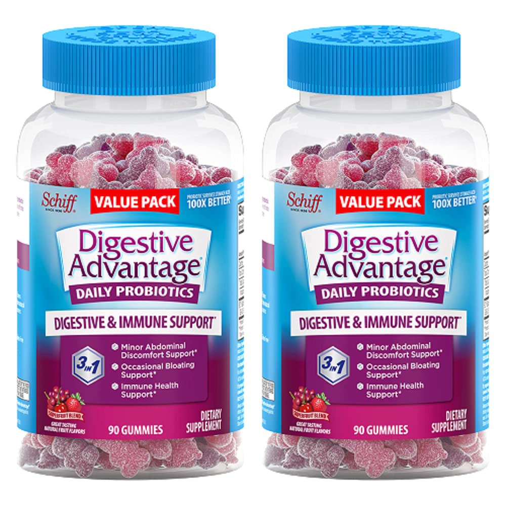 daily Advantage Probiotic Gummies front view packaging