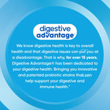 daily Advantage Probiotic Gummies lifestyle scene with healthy foods