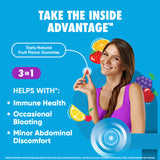daily Advantage Probiotic Gummies side view showing gummy texture