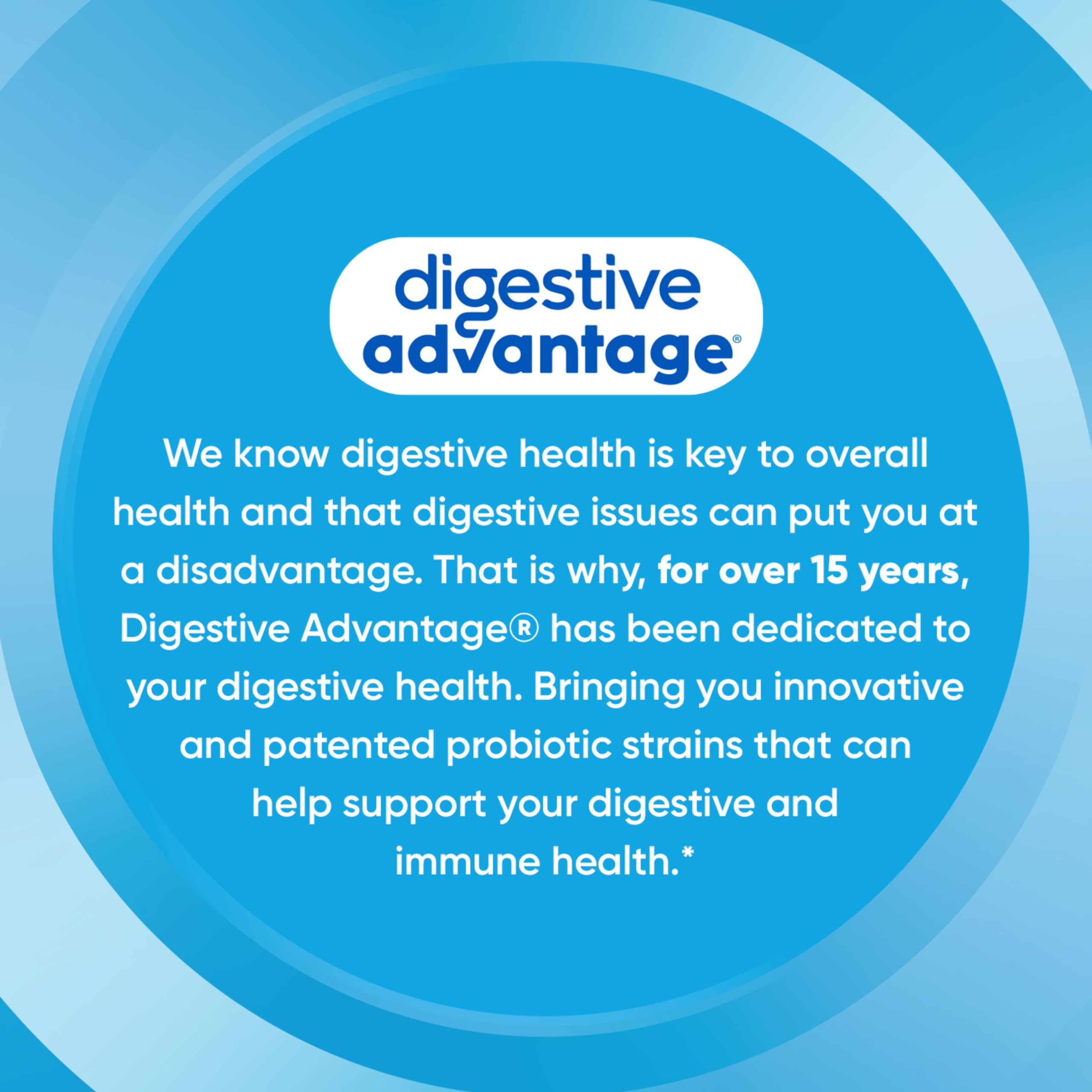 daily Advantage Probiotics bottle back view