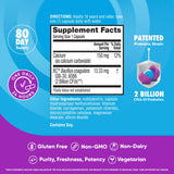 daily Advantage Probiotics bottle with capsules scattered