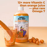 Daily All Day Sea Buckthorn Juice 580g packaging