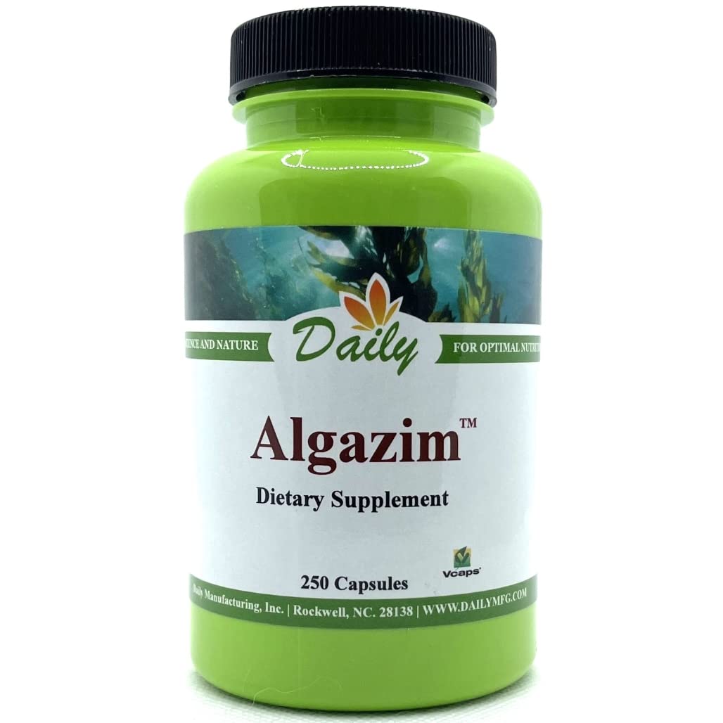 Daily Manufacturing Algazim Frozen Kelp Capsules bottle front view