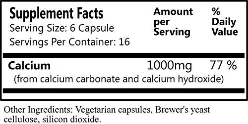Daily Manufacturing Cal II calcium supplement bottle side view