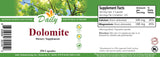 Daily Manufacturing Dolomite Calcium Supplement 250 vegetarian capsules bottle
