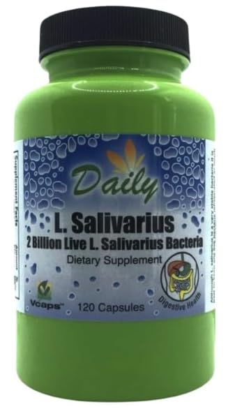 Daily Manufacturing L-Salivarius Probiotic Supplement bottle front view