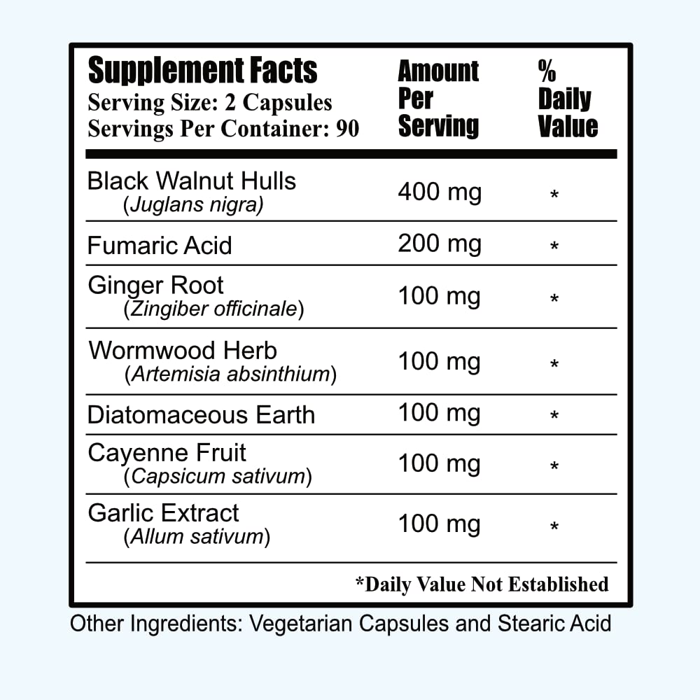 Daily Manufacturing Para-Min Herbal Supplement capsules close-up