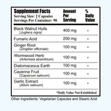 Daily Manufacturing Para-Min Herbal Supplement capsules close-up
