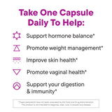 Daily Nouri Balance Probiotic Capsules with measuring spoon