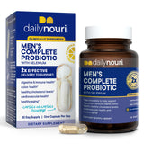 Daily Nouri Probiotic Supplement for Men front view