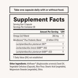 Daily Nouri Stress Probiotic bottle side view