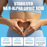 daily wellness Alpha Lipoic Acid supplement capsules on a table