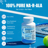 daily wellness Alpha Lipoic Acid supplement ingredients close-up