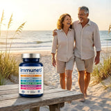 daily wellness Elderberry Supplement with measuring spoon