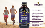 daily wellness Elderberry & Wild Blueberry Concentrate 120ml side view