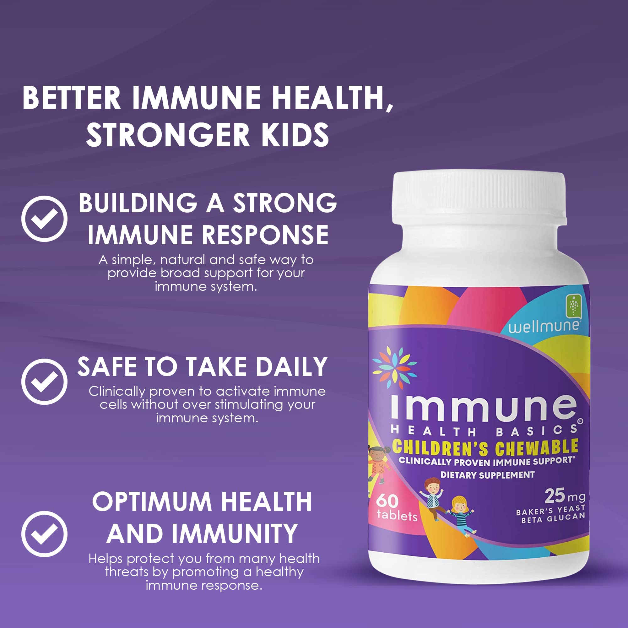 daily wellness Health Basics Children's Chewable Tablets in a child's hand