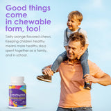 daily wellness Health Basics Children's Chewable Tablets natural orange flavour