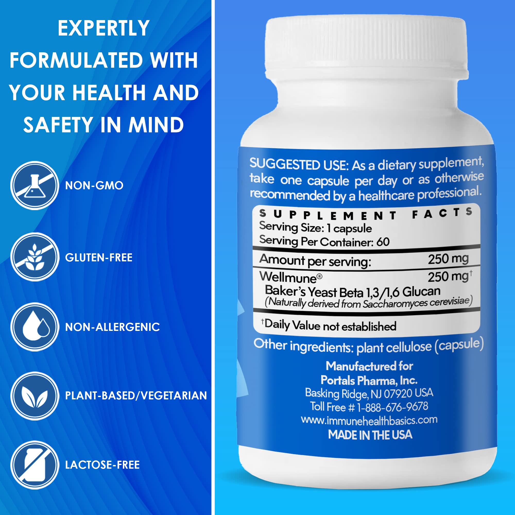 daily wellness Health Basics Daily Multivitamin 250mg Beta Glucan lifestyle setting