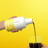daily wellness K-21+ blended vitamin and mineral supplement bottle side view