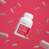 daily wellness Probio 3+ Synbiotic Supplement back view with ingredients