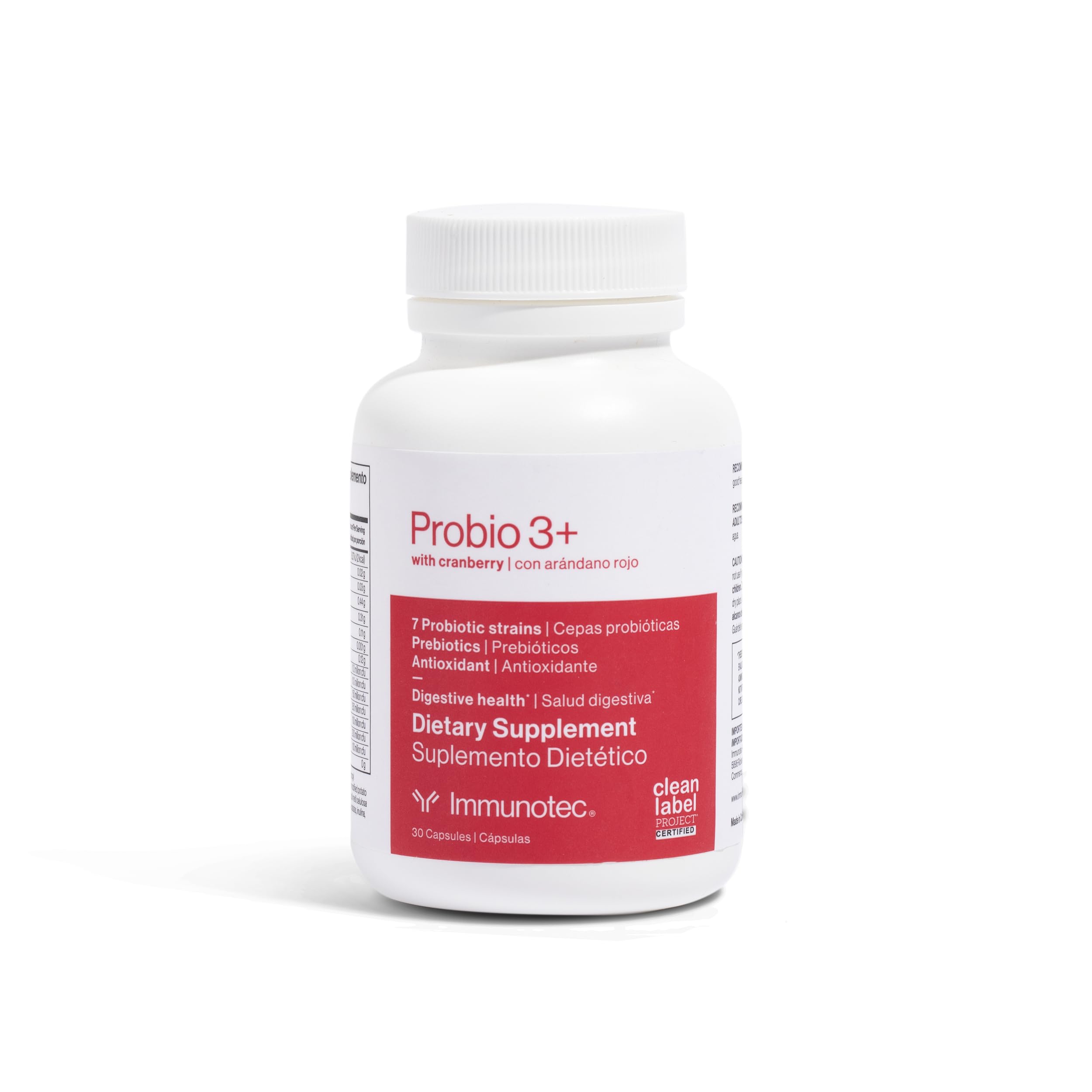 daily wellness Probio 3+ Synbiotic Supplement front view