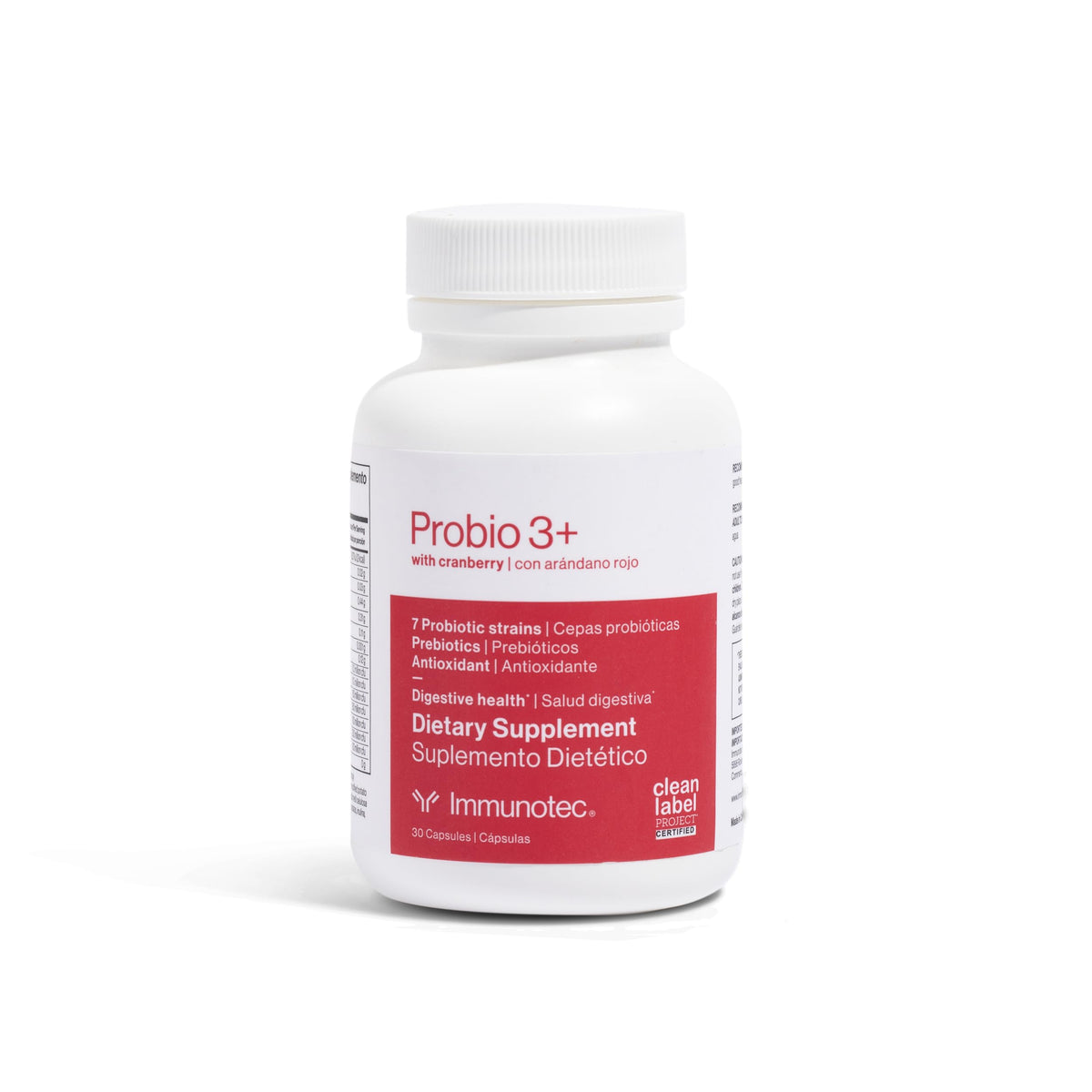 daily wellness Probio 3+ Synbiotic Supplement front view