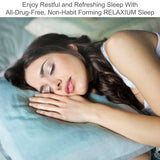 daily wellness Sleep Aid 30 Tablets with a glass of water