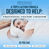 daily wellness Sleep Aid travel pouch with capsules displayed