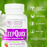 daily wellness Sleep Quick Melts ingredients list on packaging