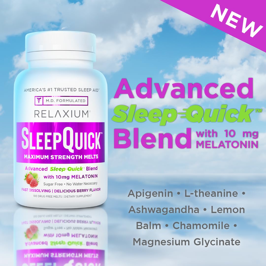daily wellness Sleep Quick Melts showing individual melts