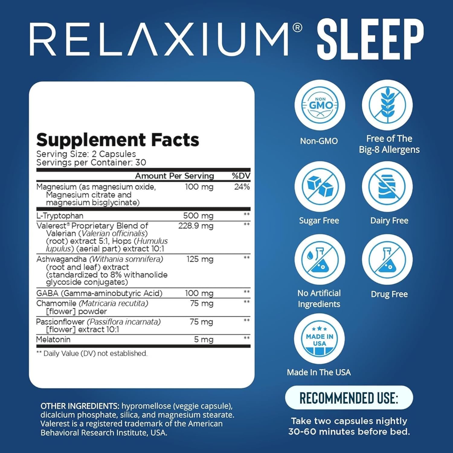 daily wellness Sleep Supplement bottle with capsules