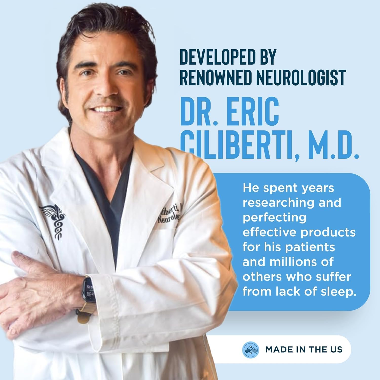 daily wellness Sleep Supplement packaging with dosage information