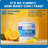 daily wellness SleepQuick Gummies close-up of gummy texture
