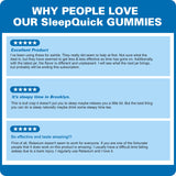 daily wellness SleepQuick Gummies with a lemon slice