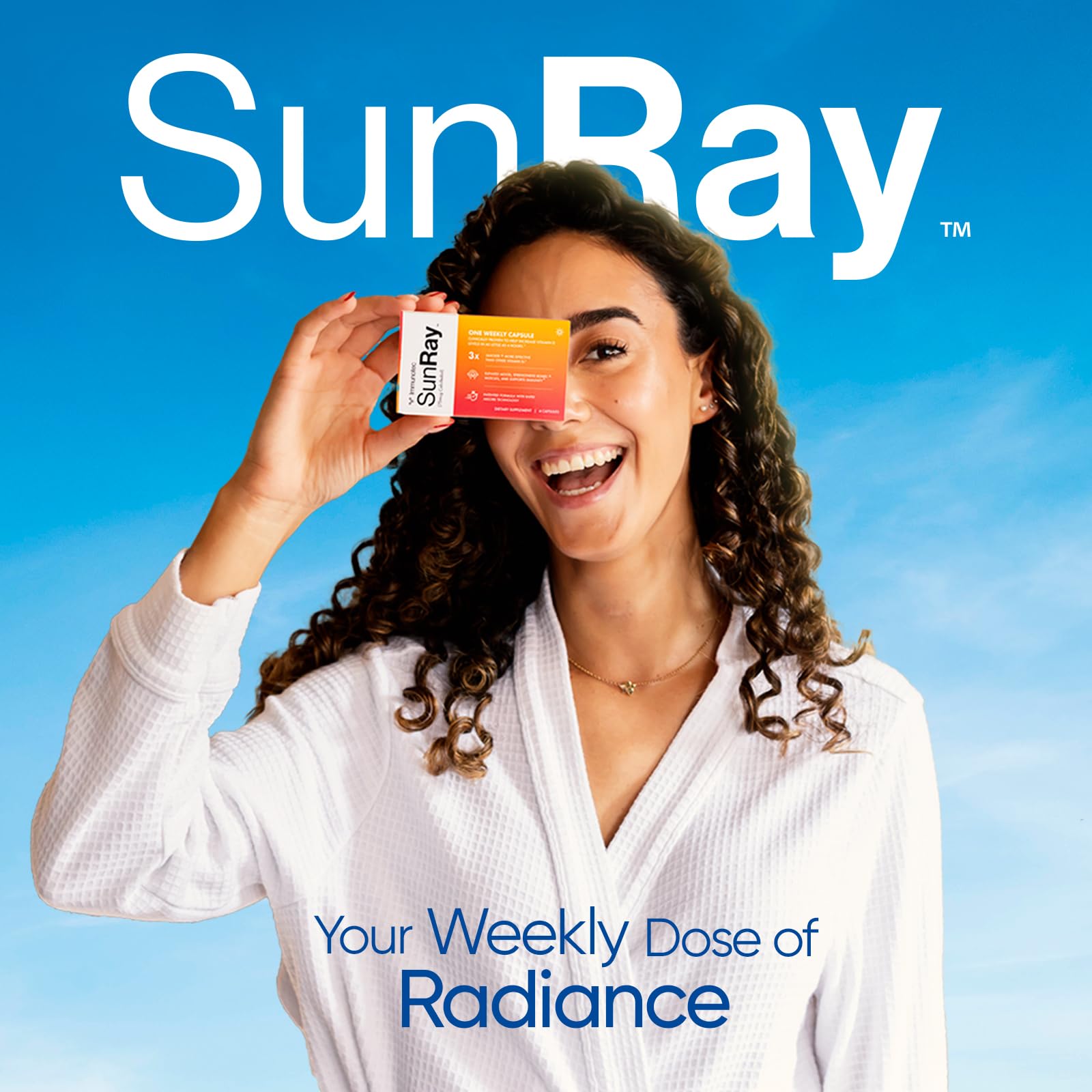 daily wellness SUNRAY Vitamin D Supplement side view