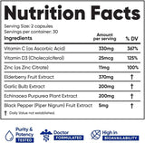 daily wellness supplement packaging side view