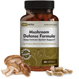 DailyNutra Mushroom Blend Supplement front view with packaging